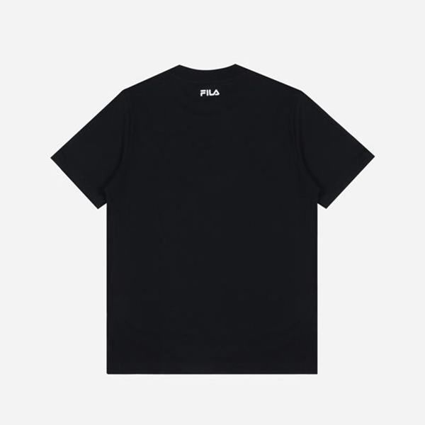 Camisetas Fila Homem Pretas - Fila S/S En Portugal,YEBW-08251